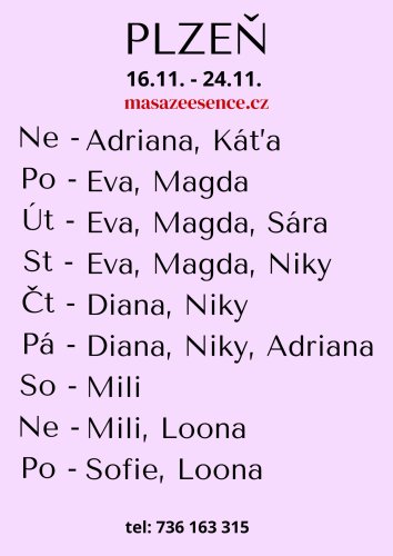 NOVÁ: KÁŤA,JEN v NE 16.11.