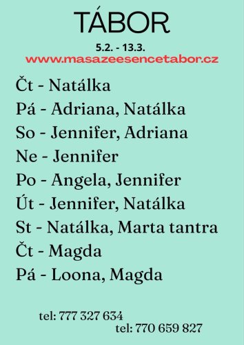 út-st 10.-11.3. nová Natálka